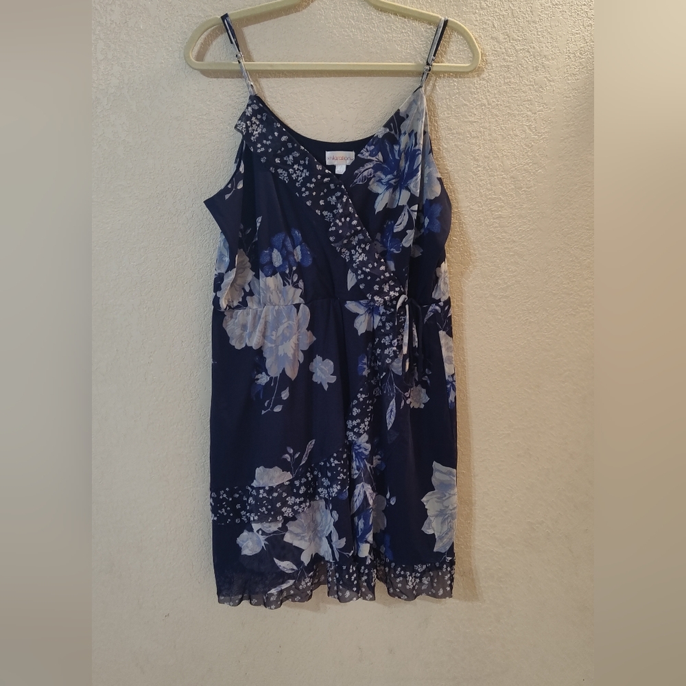 Blue Floral Dress